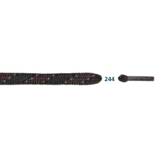 Barth laces mountain sports half-round black/wine red/grey 150cm